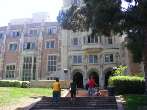 An old building at UCLA. I just love old buildings! 